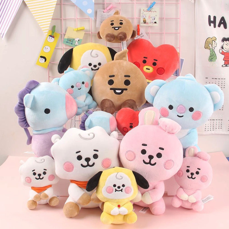 Disponível > 10-24cm Brinquedos De Pelúcia Fofos E Coréia Do Bts