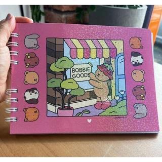 Livro de Colorir BG Capa Flexível Rosa ou Azul com Laminação holográfica 21x15cms 25-100 Folhas em Oferta na Shopee