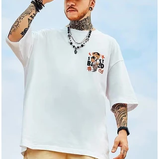 [Camiseta Premium em Algodão Puro]GXG Camiseta Oversized Masculina Streetwear Masculina Skatista Moda Larga Novos