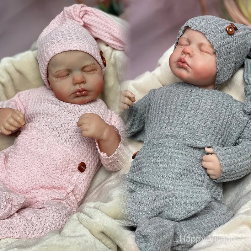 Bebê Reborn Boneca Silicone Pintado Menina Realista 48cm Original Olhos Castanhos