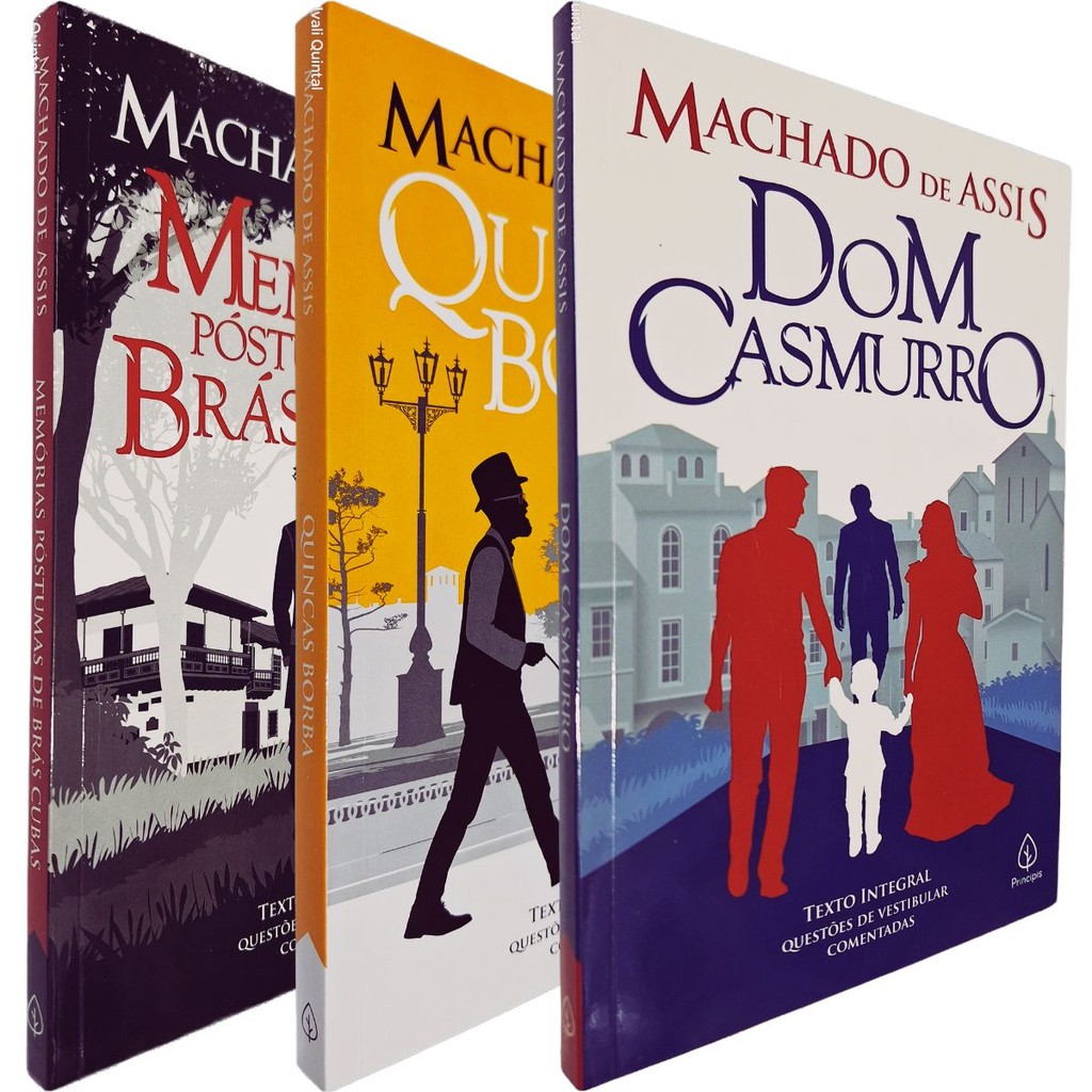3 Livros Realismo de Machado de Assis | Shopee Brasil