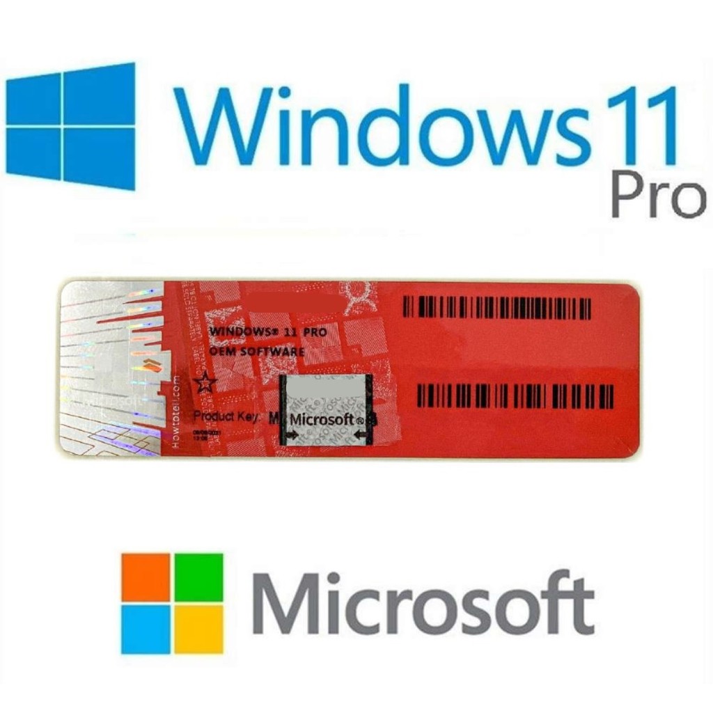Licença Original Windows 11 Pro 64 Bits - OEM COA (FQC-10520