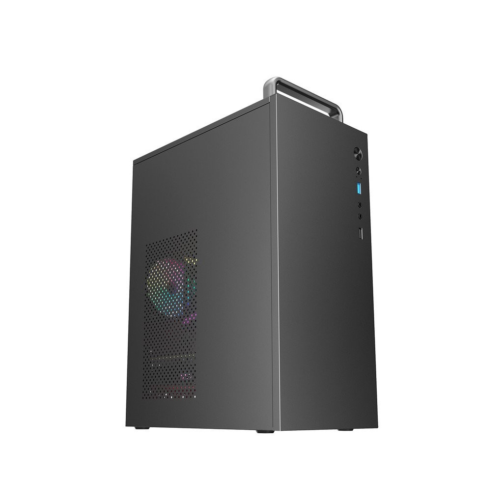 Caixa de Computador Mini Desktop Nine-Tailed Fox H2 Conjunto de Fonte de Alimentação Matx Portátil DIY Caixa Itx