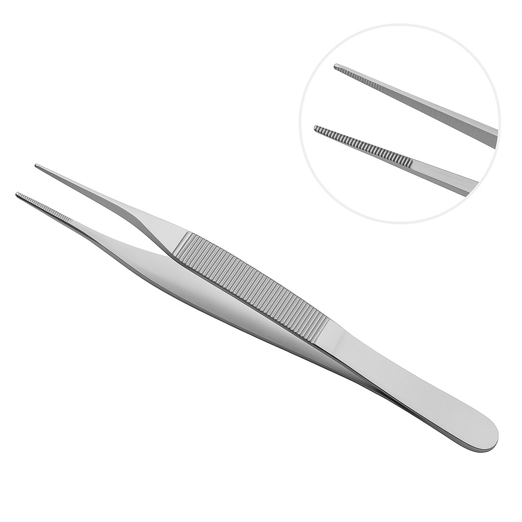 Pinça Adson com serrilha dente de rato 12 cm inox hospitalar | Shopee ...