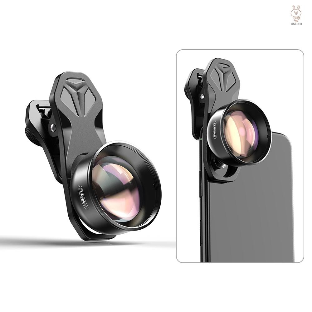 Lente Telefoto De Telefone Multicamadas APEXEL HB2X Zoom 2X Para Smartphone De Dupla/Única iPhone X/Xs/8P Samsung Ga