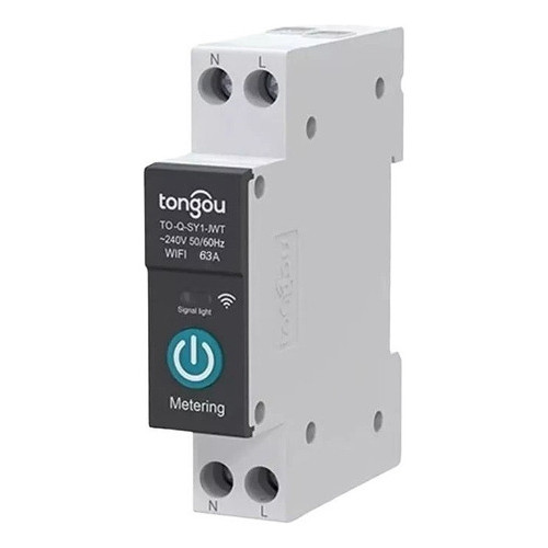 Disjuntor Com Medidor Energia Wifi Tempo Real 90/240v