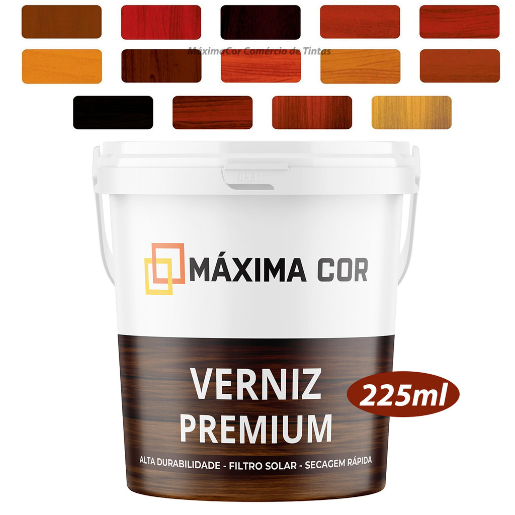 Verniz para Madeira Tingidor Filtro Solar MaximaCor 225ml