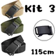 kit 3 Cinto Tático Com Fivela Automática Masculina – De Nylon De Lona Casual Funcional Para Estudantes E Uso Diário