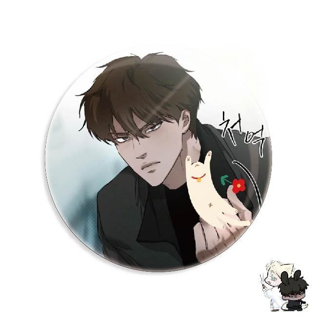 Coreano BL Comics CODENAME ANASTASIA Emblema Botão Broche Pinos