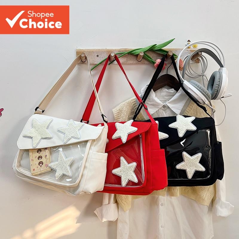 Estrela Decoração Saco de Grande Capacidade e Mensageiro Moda Contraste
