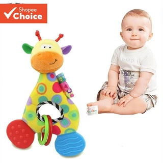 Brinquedos De Pelúcia Para Bebês Macia Girafa Infantil De Algodão Rattle Doll Toy