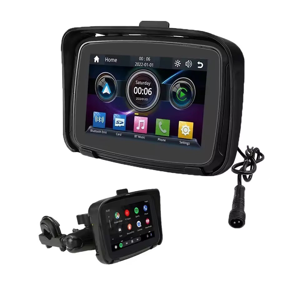 Central Multimídia para Moto CarPlay Touch Wi-Fi 1080p USB Android Auto ...