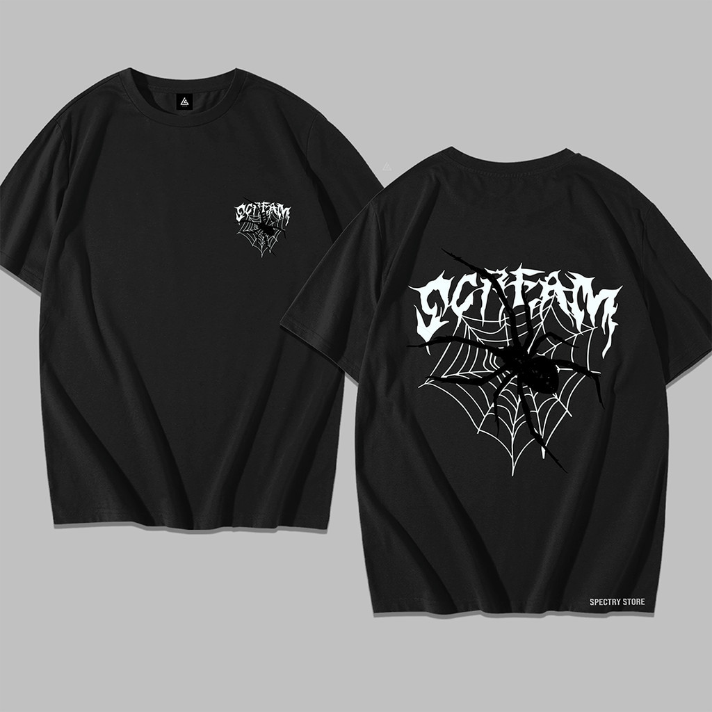 Camisa Camiseta Aranha Scream Malandra Style Y2k Algodão Unissex