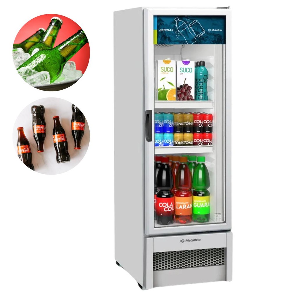 Refrigerador Expositor Vertical 256 L Geladeira Comercial Sl