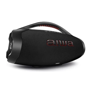 Caixa De Som Boombox Aiwa AWS-BBS-01B 200w IP66 30hs De Bateria Preto Original em Oferta na Shopee