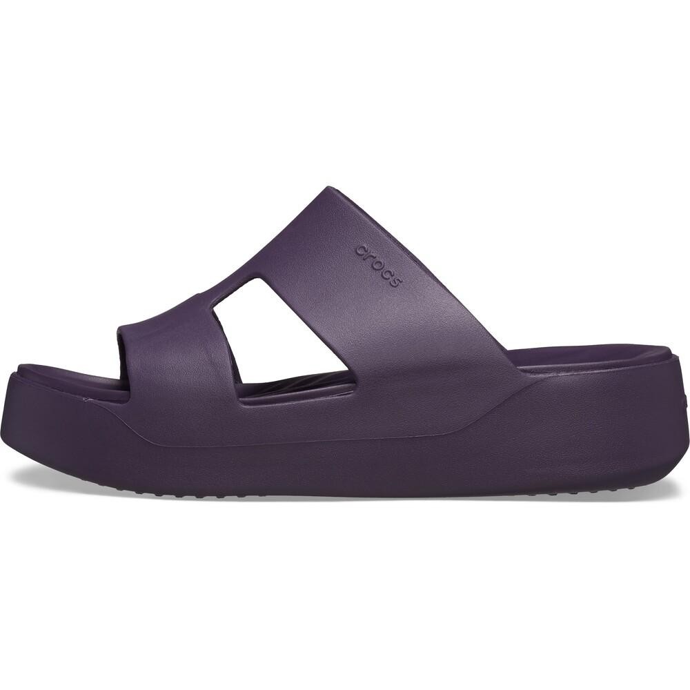 Sandália crocs getaway platform h-strap dark iris | Shopee Brasil