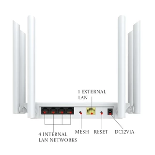 Roteador Wireless Dual Band 2.4Ghz 300Mbps com 6 Antenas KP-RW403/G alex