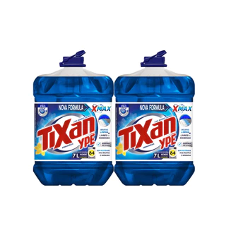 Kit 2und Lava Roupas Líquido Profissional Tixan Ypê 7L em Oferta na Shopee