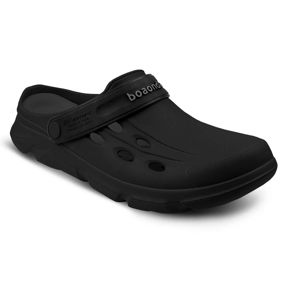 Clog Adventure Masculino Preto Preto - Boa Onda | Shopee Brasil