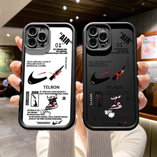 Capinha Capa de silicone Anti-impacto Moda para iPhone 11 12 13 14 15 16 pro max plus normal case