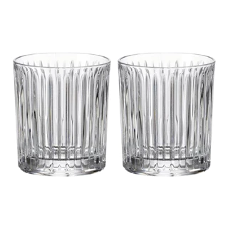 Jogo de 2 Copos baixo Skyline em cristal para Whisky 320ml A10cm