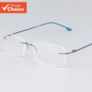 Óculos Sem Moldura Dobráveis De Liga De Titânio Unissex Flexíveis Ultra Leves em Oferta na Shopee