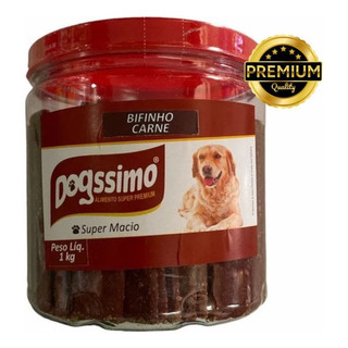 Petisco Bifinho Palito Dogssimo Sabor Carne 1kg Muito Macio Saboroso Irresistível em Oferta na Shopee