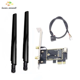 Adaptador De Placa Wi-Fi PCIE , De Rede Sem Fio M2 NGFF , Conversor Bluetooth Para Desktop 8260 8265NGW AX200 9260 7265