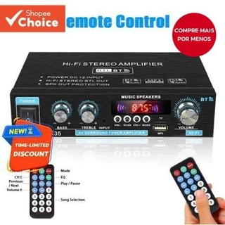 Amplificador Digital Bluetooth E USB AK35 De Dois Canais Q0G8