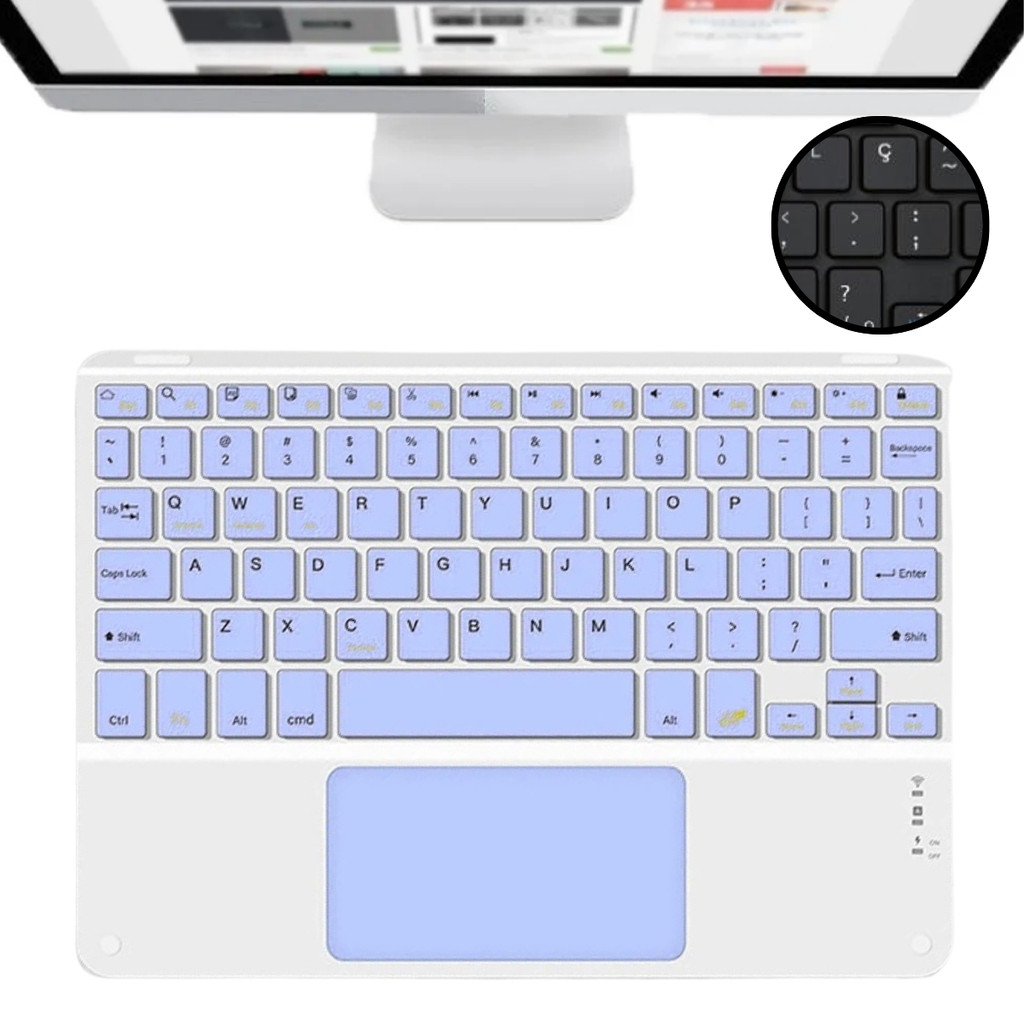 Teclado Magnético Sem Fio Para Novo Xiaomi Pad 7 Pro 11.2