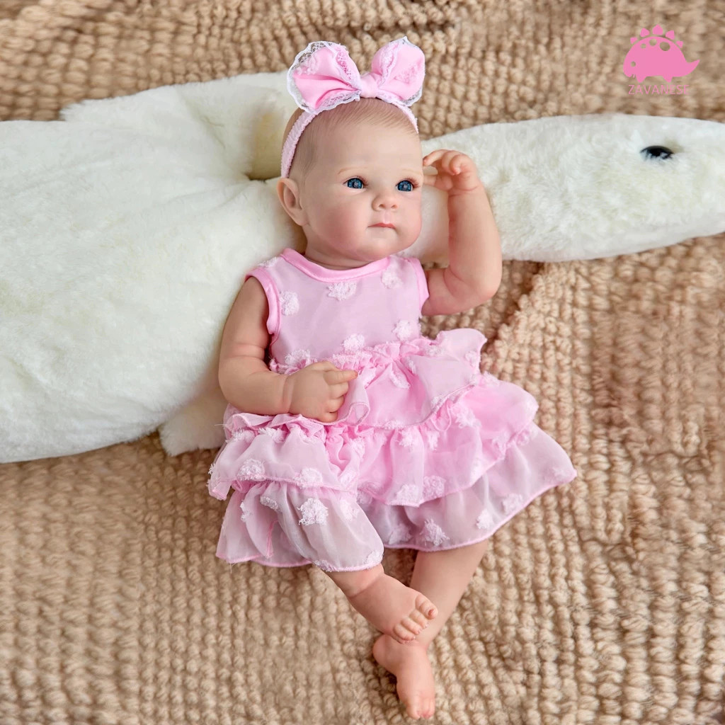 Bebê Reborn Boneca Menina Original Realista de Silicone Com Bolsa Maternidade