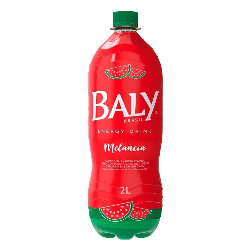 Energético Baly Melancia 2 Litros - Embalagem com 6 Unidades | Shopee ...
