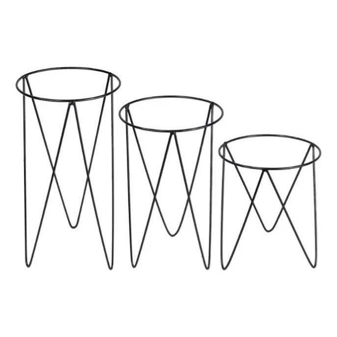 Tripé Suporte Para Vasos 3 Unidades 25cm Para Plantas | Shopee Brasil