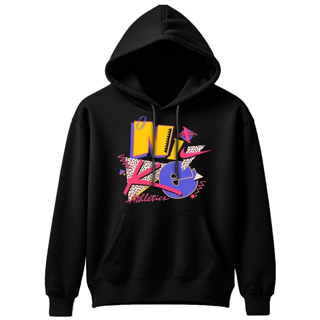 Blusa de Frio Moletom Flanelado Casaco com Capuz N ATHLETICS VIRGULA PREMIUM, envio imediato!!