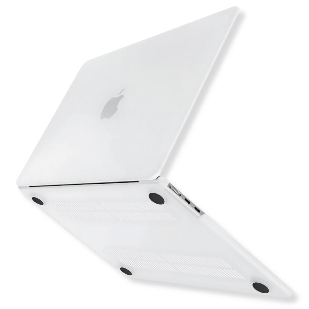 Capa Para MacBook Air 13.6 Pol Mod: M2 A2681/ M3 A3113 /M4 A3240 2022 até 2025 Transparente Fosca