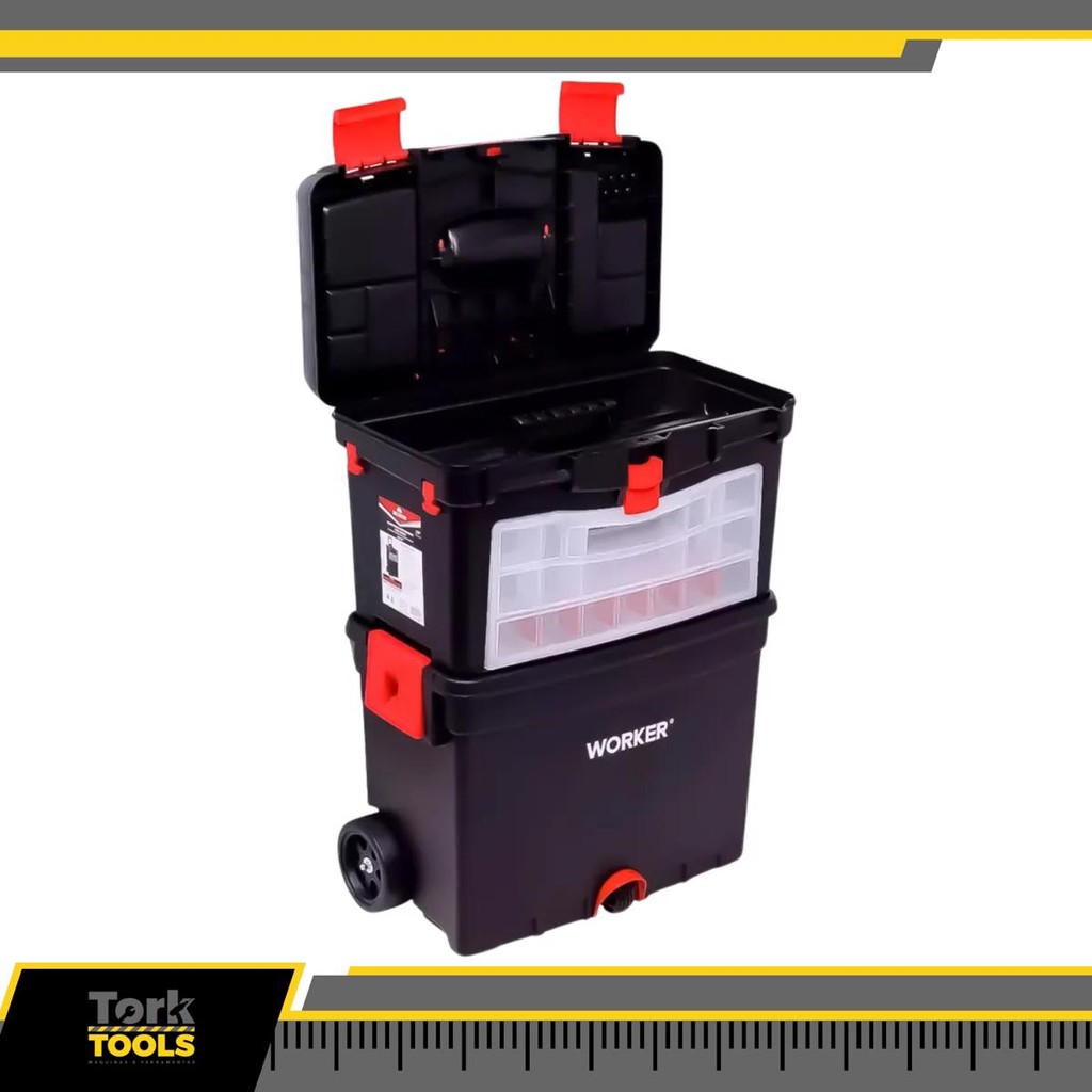 Caixa Para Ferramentas 24.1/2'' Com Rodas 977560 Worker | Shopee