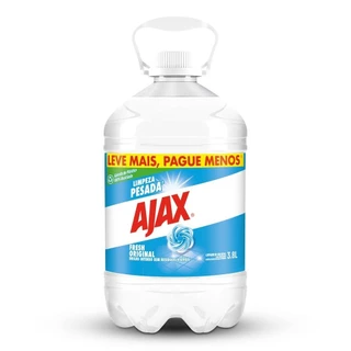 Limpador Diluível Ajax Fresh White 3,8L em Oferta na Shopee