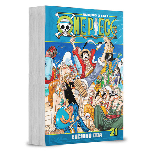 One Piece 3 Em 1 Vol. 21 | Shopee Brasil