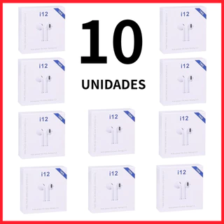 Kit 3/5/10 Fone de Ouvido Sem Fio i12/i11 Tws Bluetooth 5.0 Com Touch
