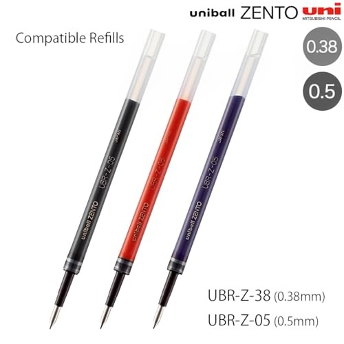 uniball ZENTO Signature Modelo 0.5 Mm-Preto Metálico | Shopee Brasil