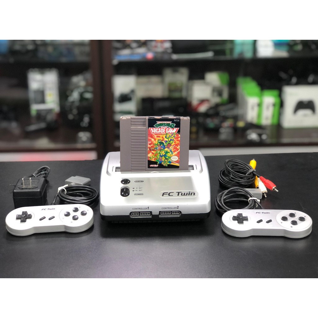 Videogame FC Twin 2 in 1 8/16 Bits + 01 cartucho item usado