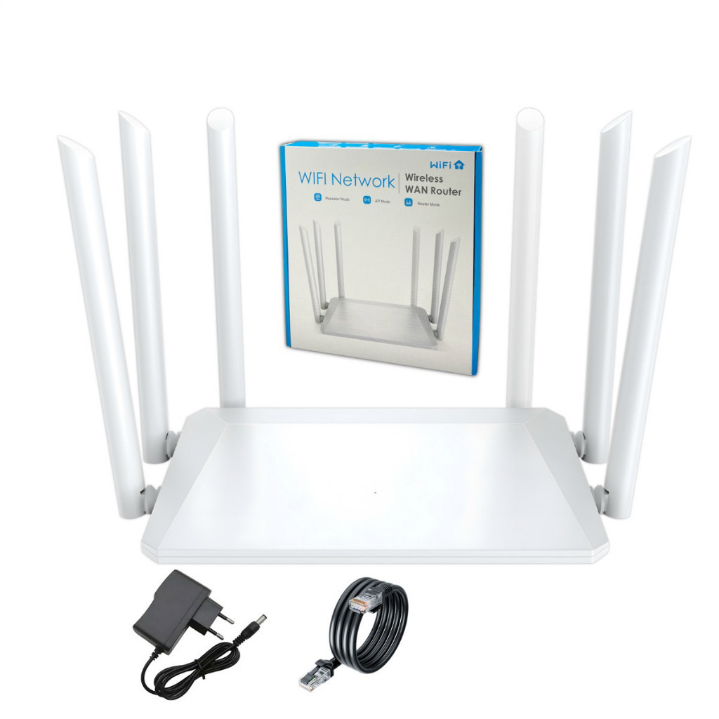 Roteador Wireless Dual Band 2.4Ghz 300Mbps com 6 Antenas KP-RW403/G