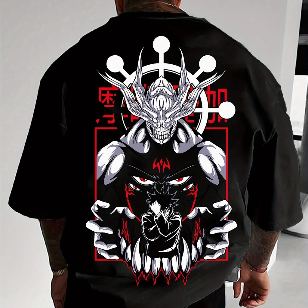 Camiseta Mahoraga Anime JJK Camisa Blusa Unissex Masculino