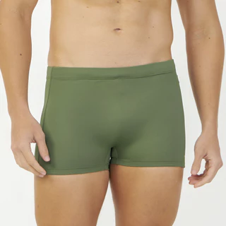 Sunga Boxer Masculina com Bolso Externo Confortável Acqua Rio