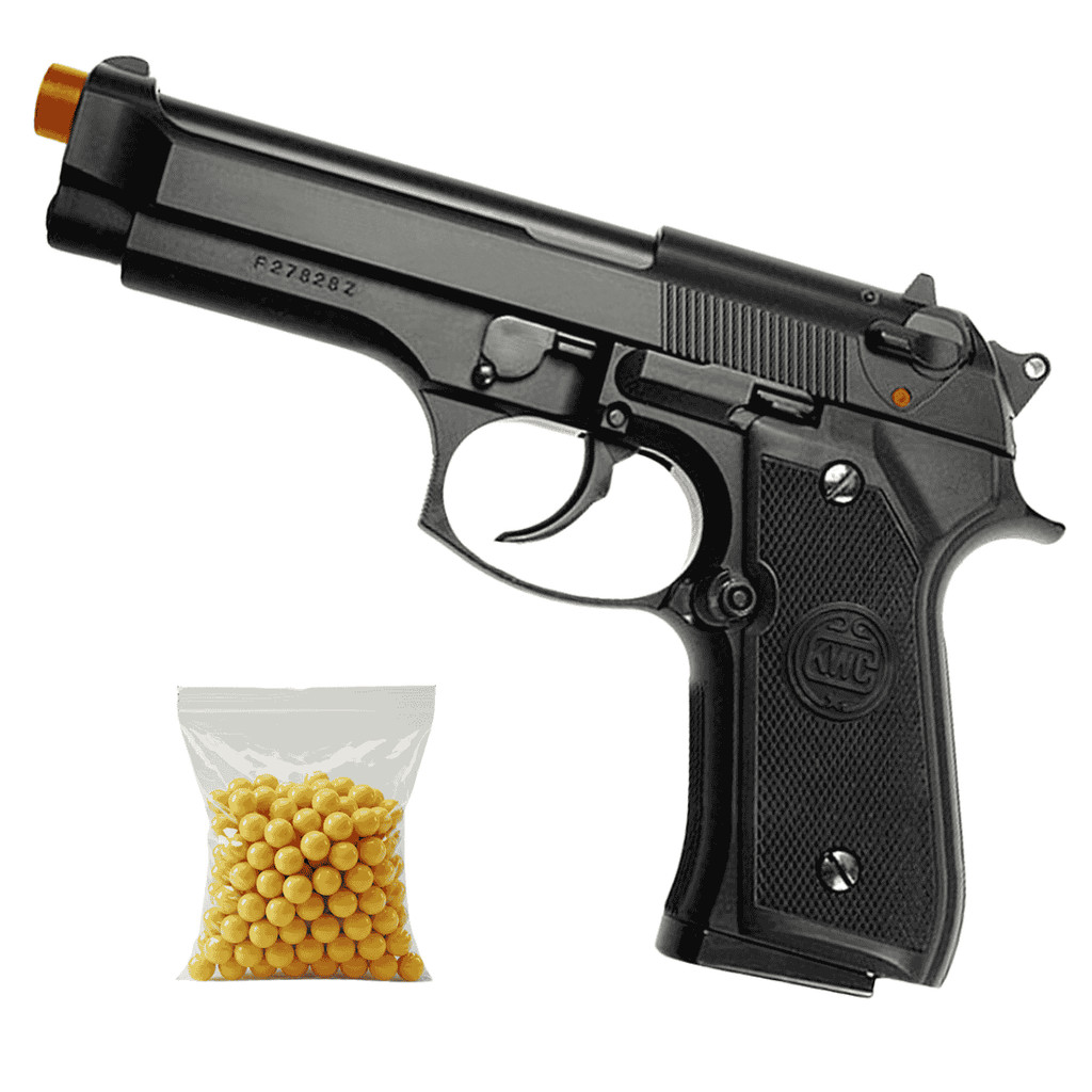 Pistola Airsoft KWC M92 Spring | Alta Performance com Hop-Up | Aço e ...