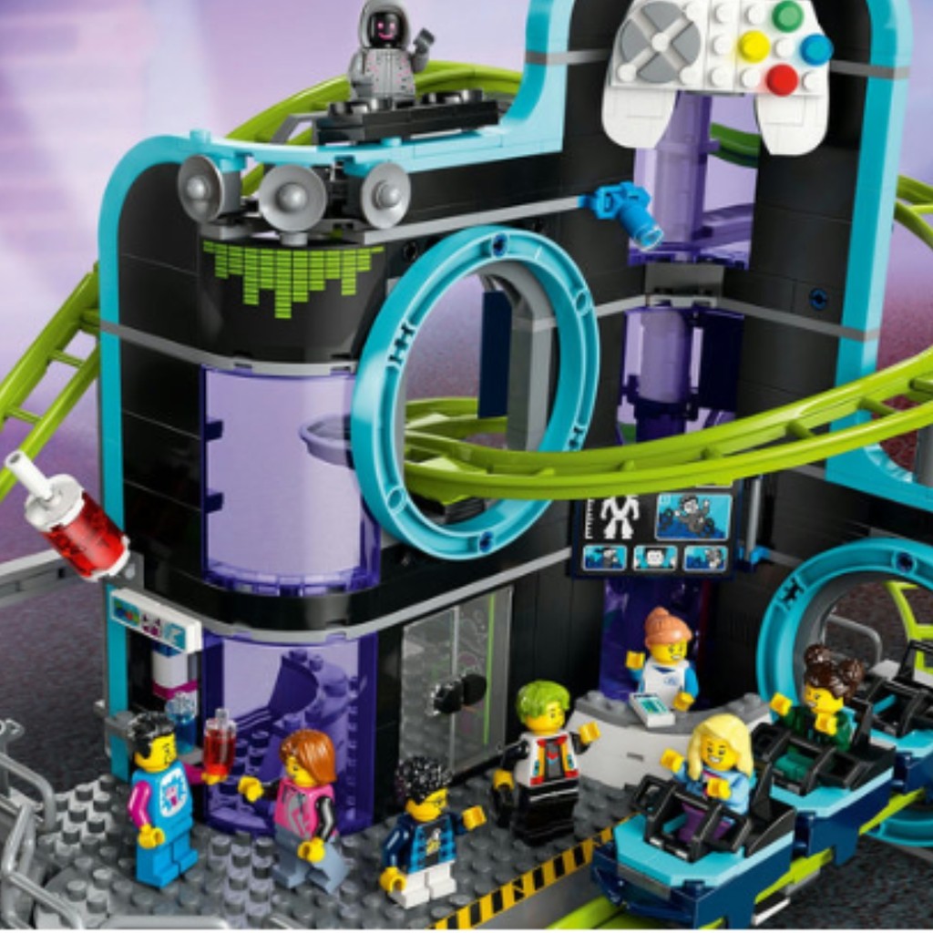 Lego City Parque De Montanha Russa Robot World - 60421 Lego