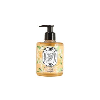 Sabonete Líquido Para as Mãos, Flor de Laranjeira, Giorno Casa, 350 ml