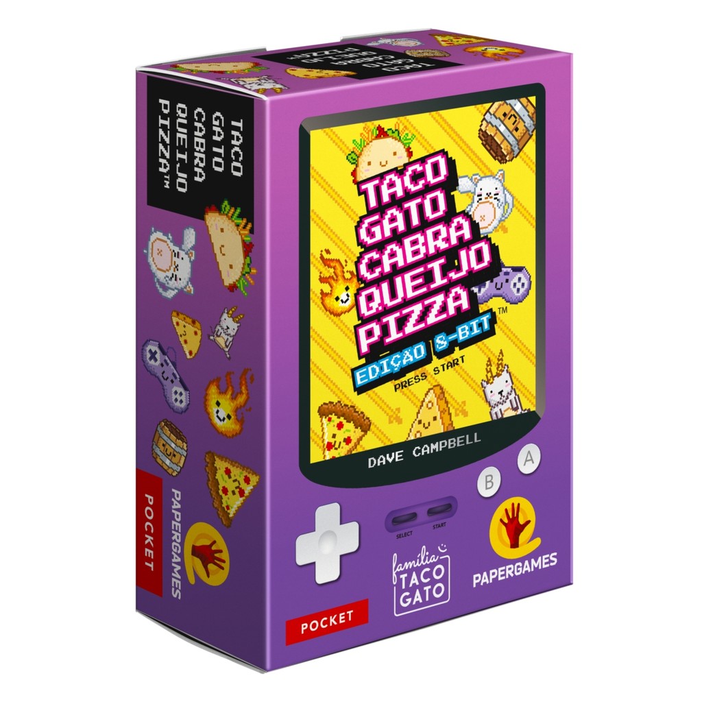 Jogo Taco Gato Cabra Queijo Pizza Edição 8-bit Papergames | Shopee Brasil