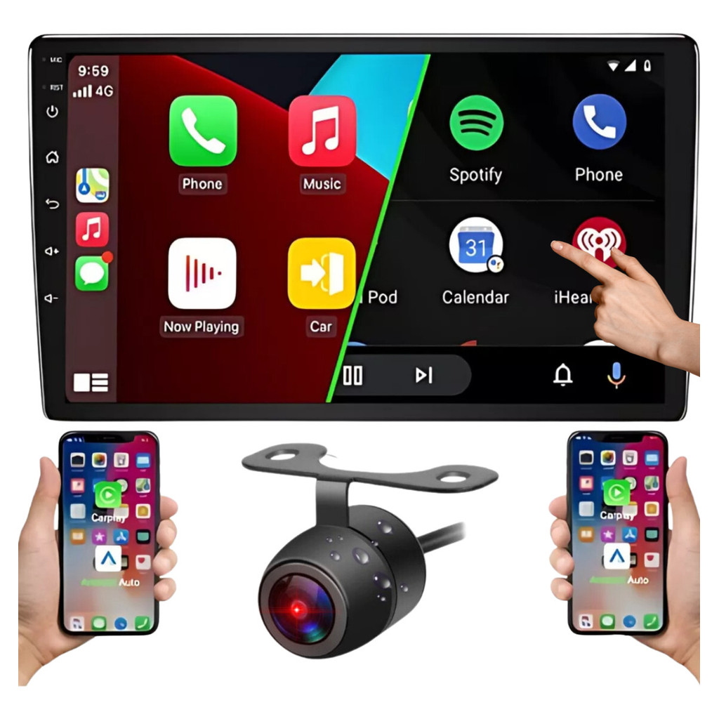 Multimidia 9 Polegadas 2gb 32gb Android Carplay Android | Shopee Brasil