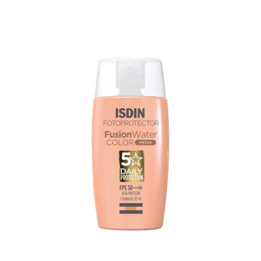 Isdin Fusion Water Color Médio F50 50Ml | Shopee Brasil